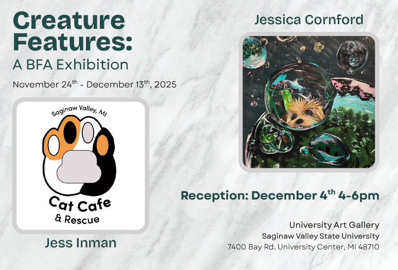 postcard image featuring  Cornford paintings and inman concept